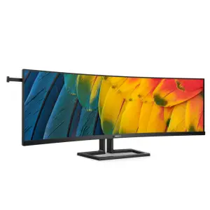 Monitor Philips 113 cm (44,5") 45B1U6900C 5120x1440 Curved 75Hz IPS 4ms 2xHDMI DisplayPort USB-C 100W 4xUSB3.2 HAS Zvočniki 2x5W  2H sRGB123% AdaptiveSync RJ45 KVM HDR400 Serija 6000