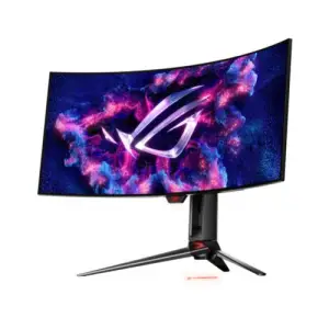 Monitor Asus 86,4 cm (34,0") PG34WCDM 3440x1440 Curved Gaming 240Hz OLED 0,03ms 2xHDMI DisplayPort USB-C 90W 3xUSB3.2 HAS  DCI-P3-99% FreeSync Premium G-Sync Compatible KVM HDR400 ROG Swift