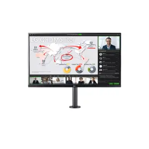 Monitor LG 80 cm (31,5") 32QP880N-B.AEU 2560x1440 75Hz IPS 5ms 2xHDMI DisplayPort USB-C 96W 2xUSB3.2 Pivot Zvočniki 2x5W  sRGB99% FreeSync KVM HDR10 črna
